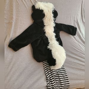 Children's skunk costume